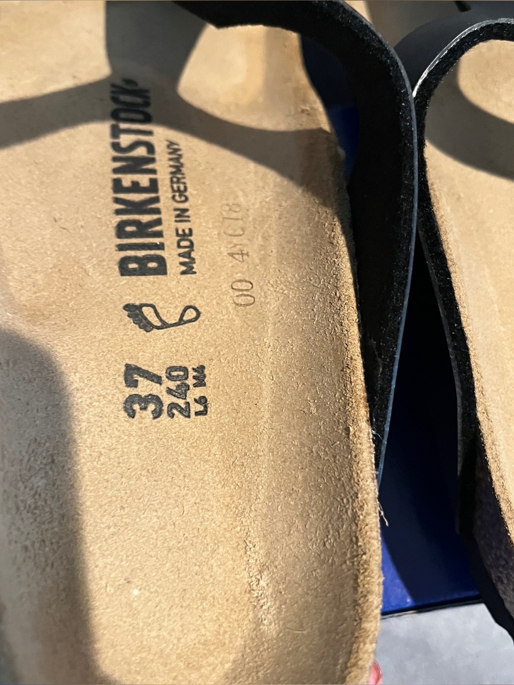 Birkenstock Women’s Gizeh Sandals Black Size 37 EU 6 US - Picture 11 of 13